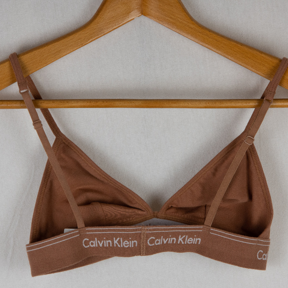 Calvin Klein Tan Unlined Bralette - Picture 2 of 4